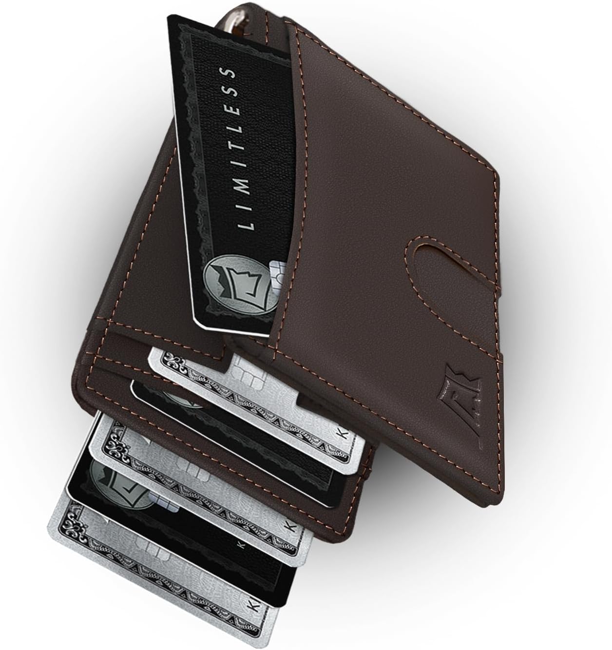 Kings Loot Money Clip Slim Minimalist Wallet for Men - RFID Blocking