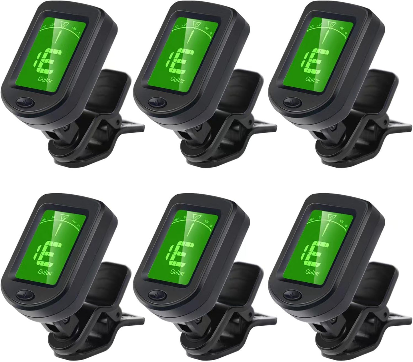 Precision Tuning: Clip-On Tuner 6-Pack