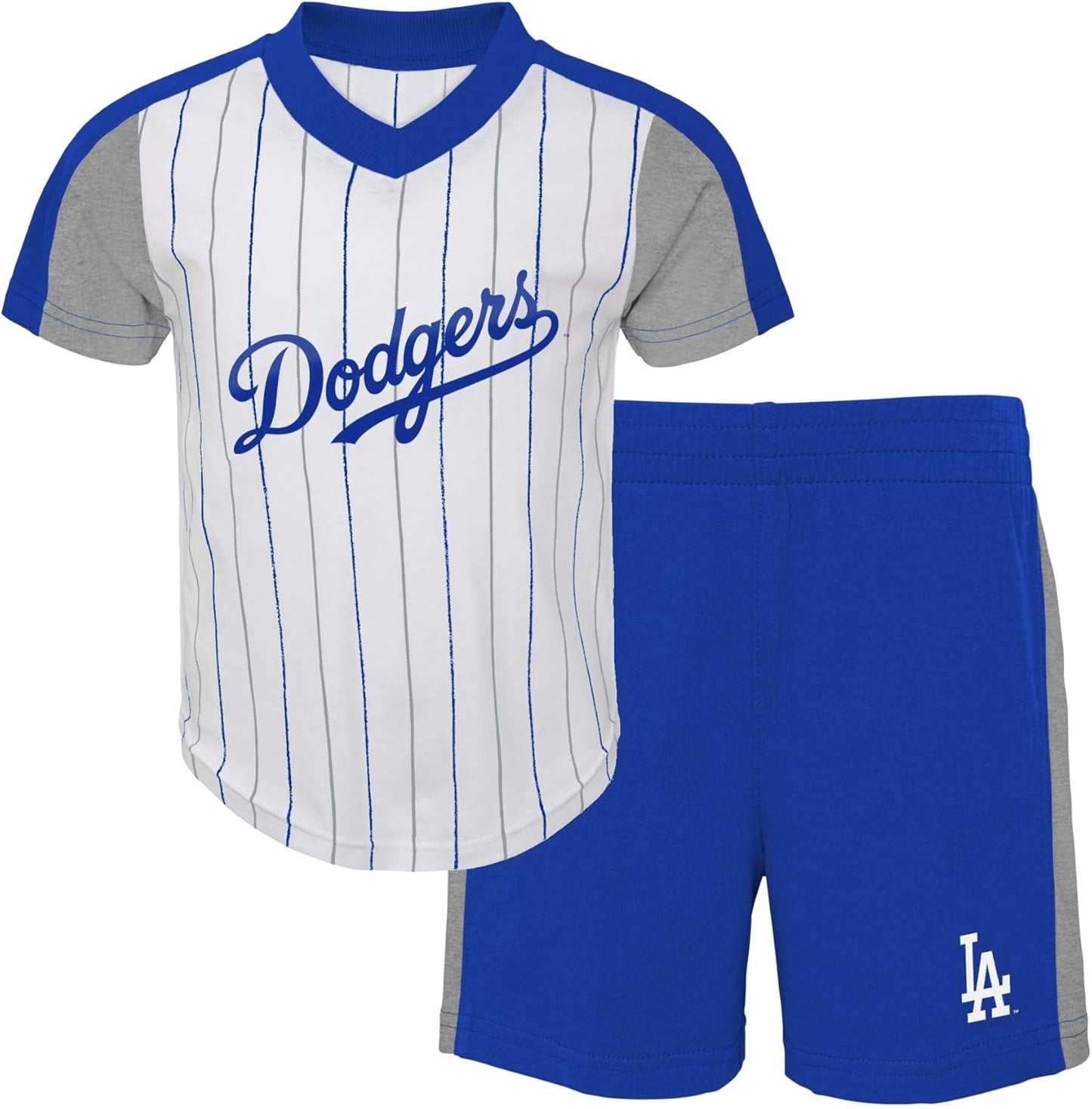 Outerstuff MLB Kids 4-7 The Line Up Official T-Shirt & Shorts Set