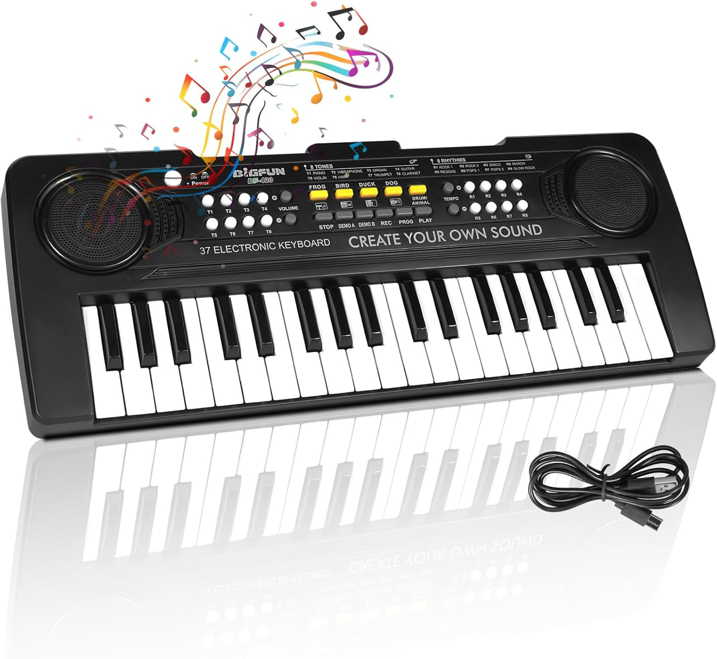 37-Key Portable Kids Piano: Spark Creativity!