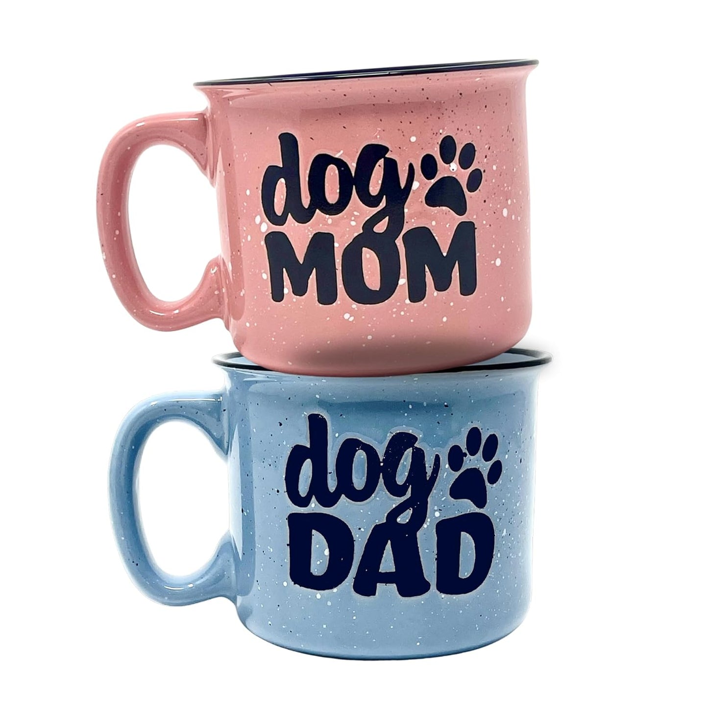 Dog Mom and Dog Dad Coffee Mug Set by Brooke & Jess Designs