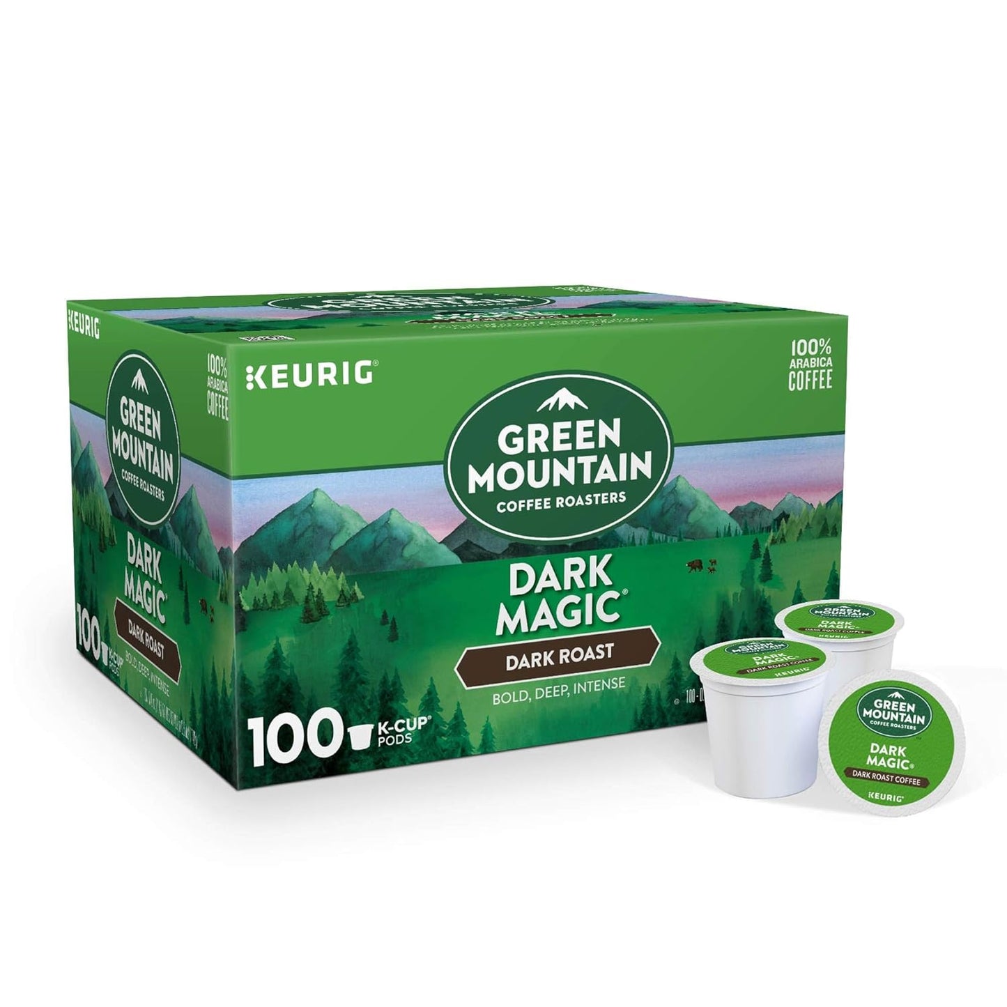 Green Mountain Dark Roast K-Cup Pods - Bold Flavor Boost