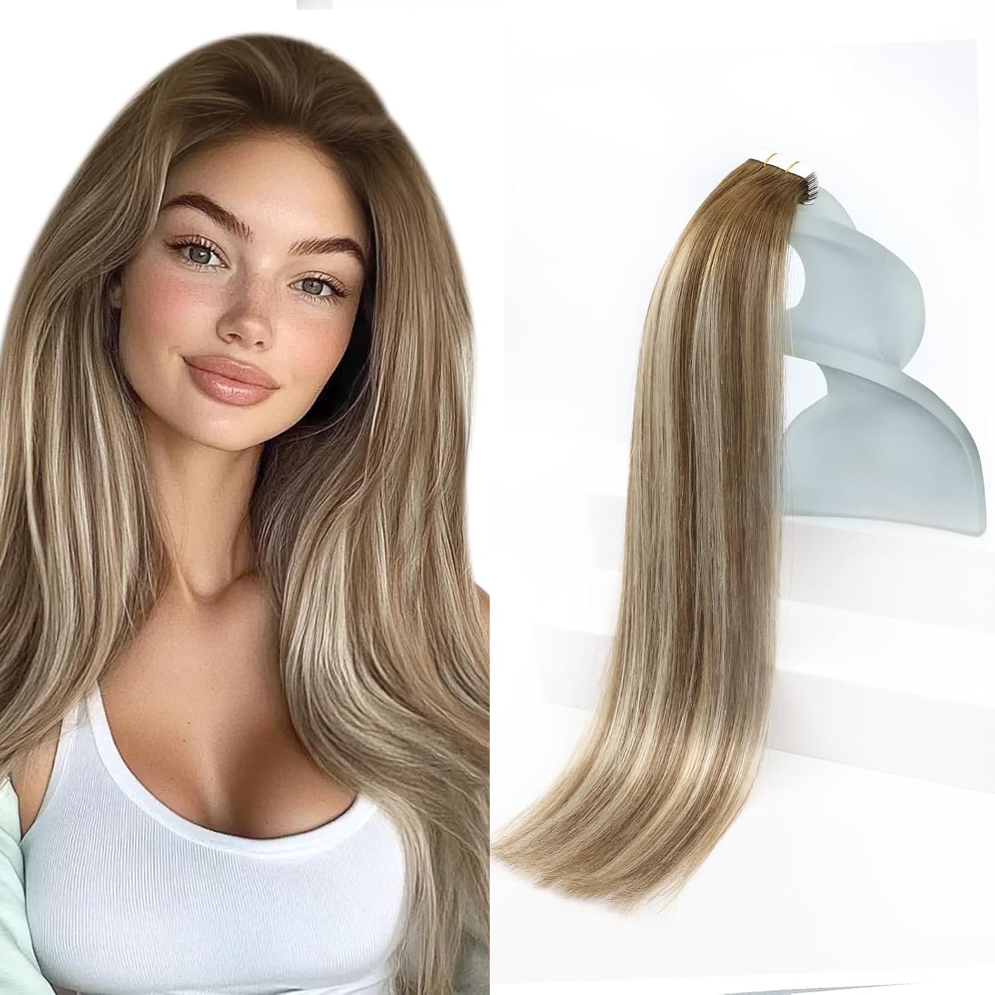 Sunny Hair Tape in Hair Extensions for Natural Seamless Look