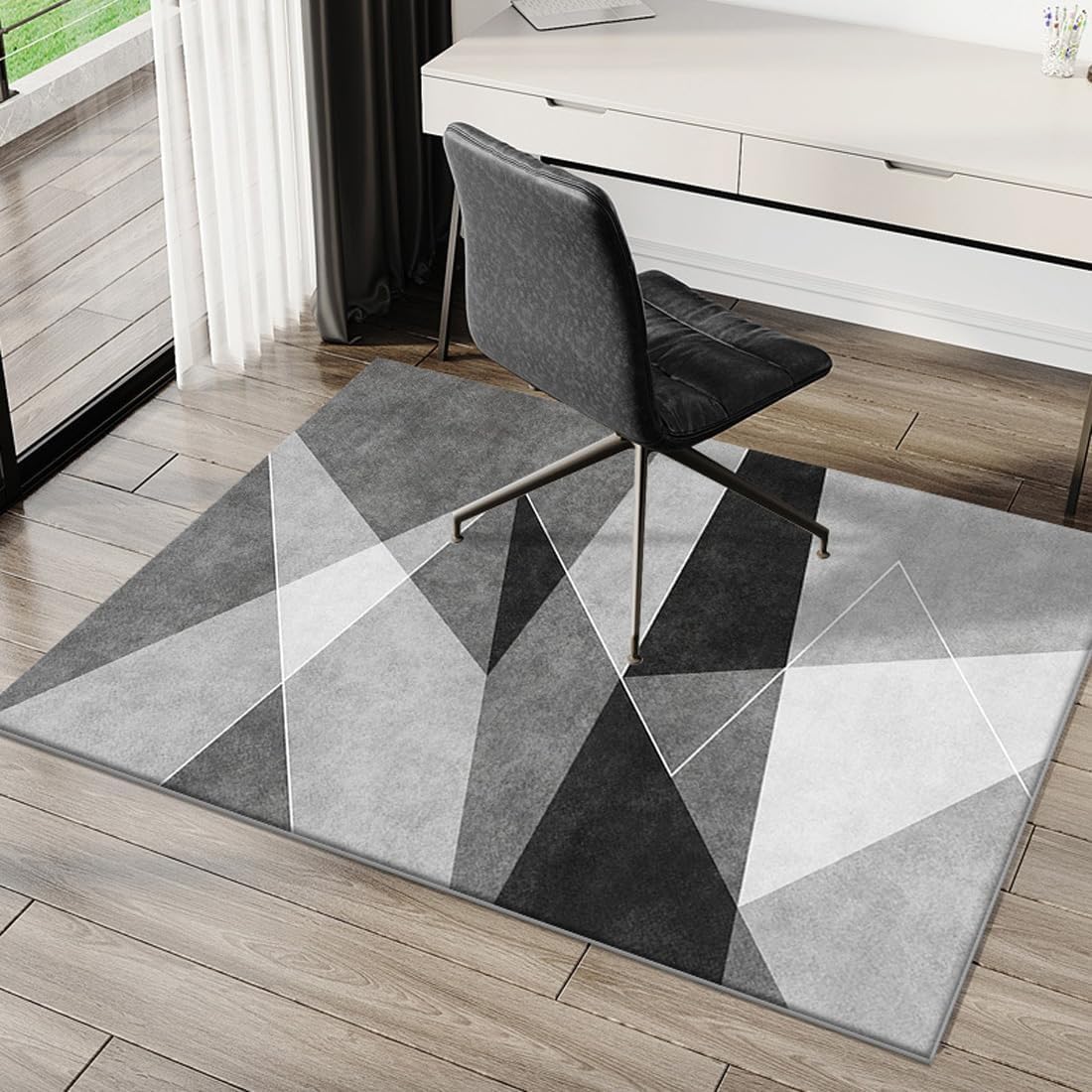 Premium Heavy-Duty Office Chair Mat - Protects Carpets & Hardwood Floors
