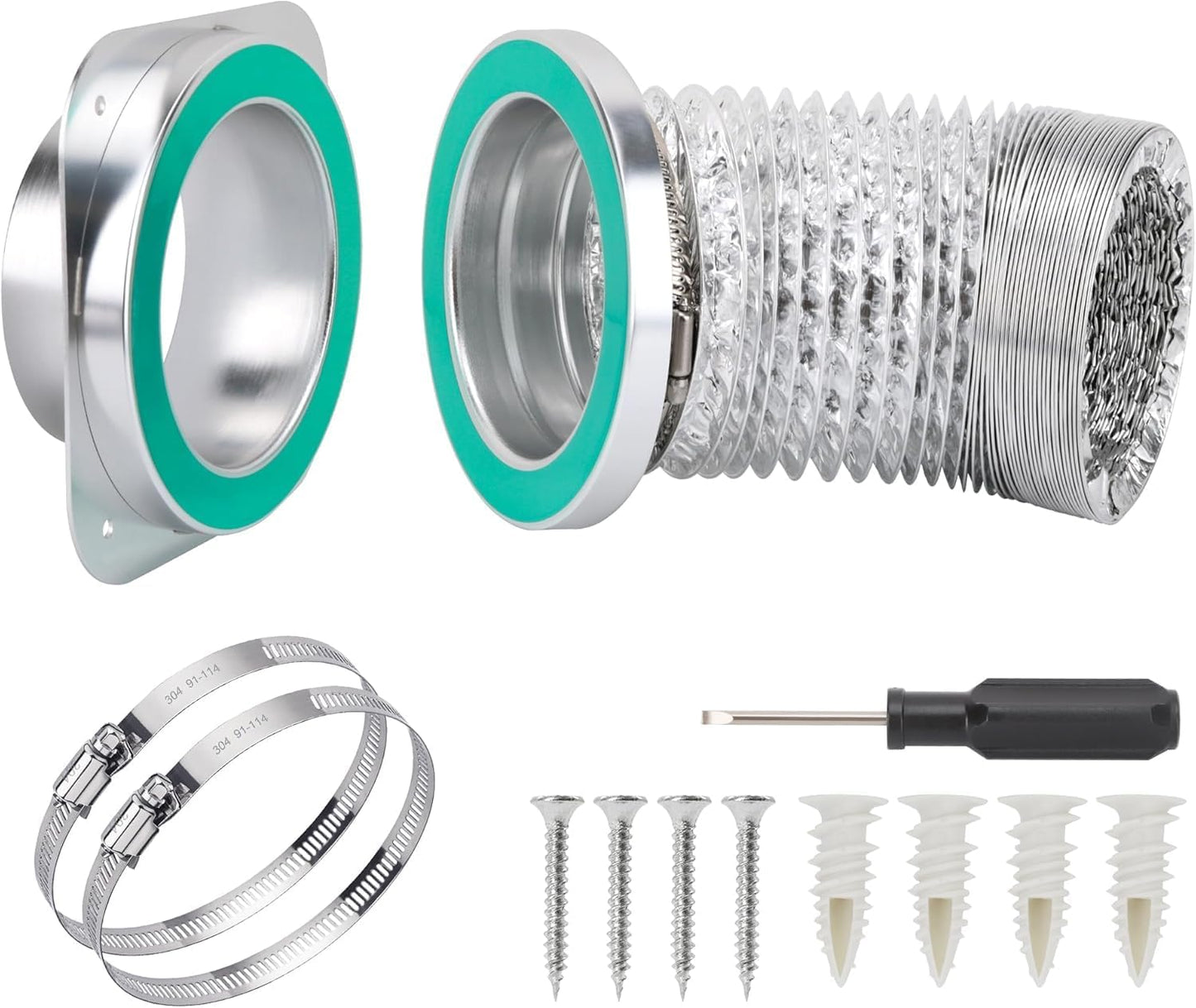 Magnetic Dryer Vent Connector Kit for Easy Installation and Cleaning