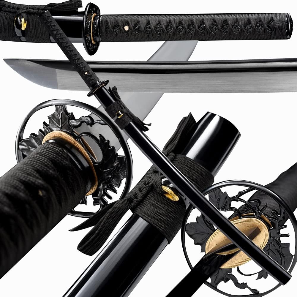 Traditional Hand Forged Katana Sword with High Carbon Steel Blade