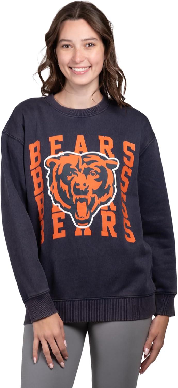 Ultra Game Women's NFL Official Cozy Sweatshirt for Fans