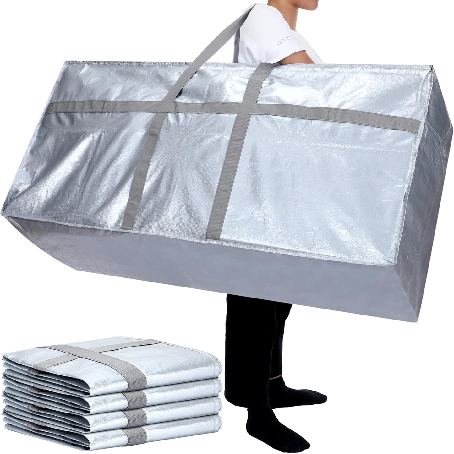 57 Gallon Extra Large Storage Bags for Moving and Travel