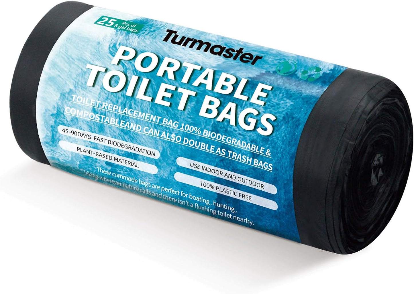 Turmaster Compostable Camping Toilet Bags - Convenient & Eco-Friendly!