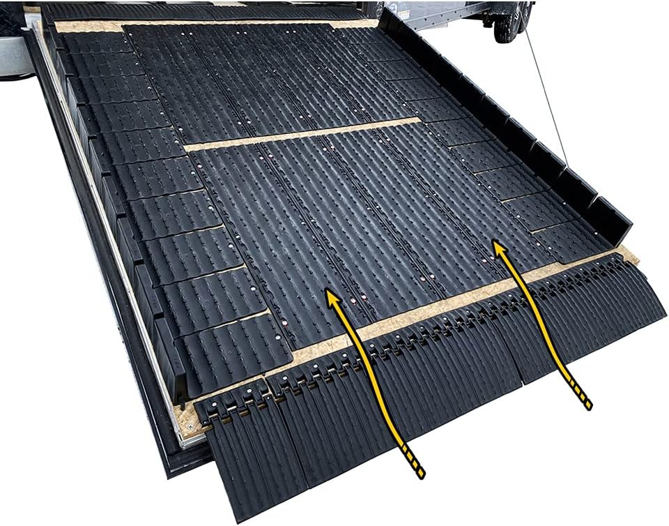 Caliber Edge Glides Trailer Ramp Edge Protectors for Smooth Loading