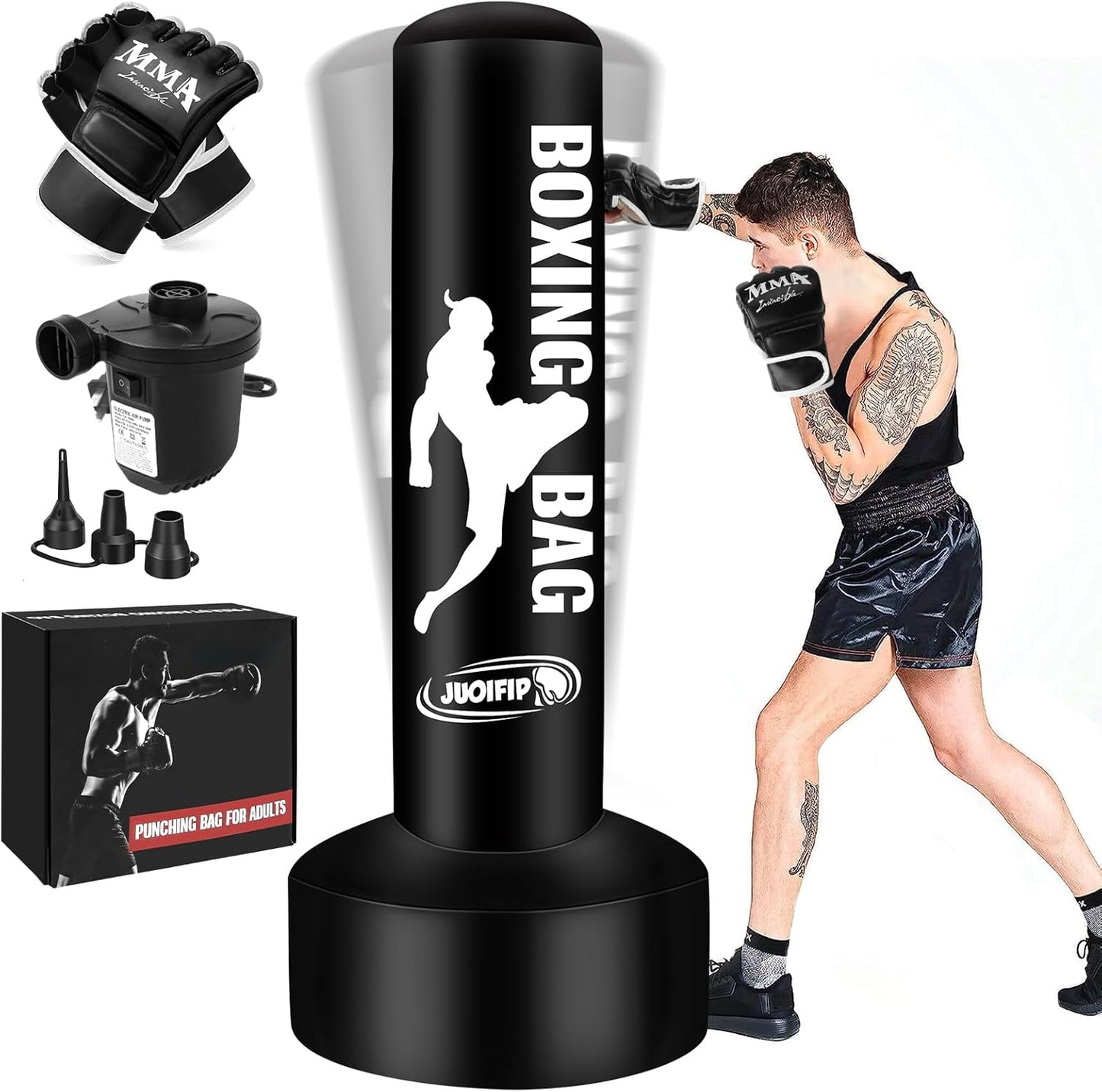 Inflatable Standing Punching Bag Set - Fight Fit!