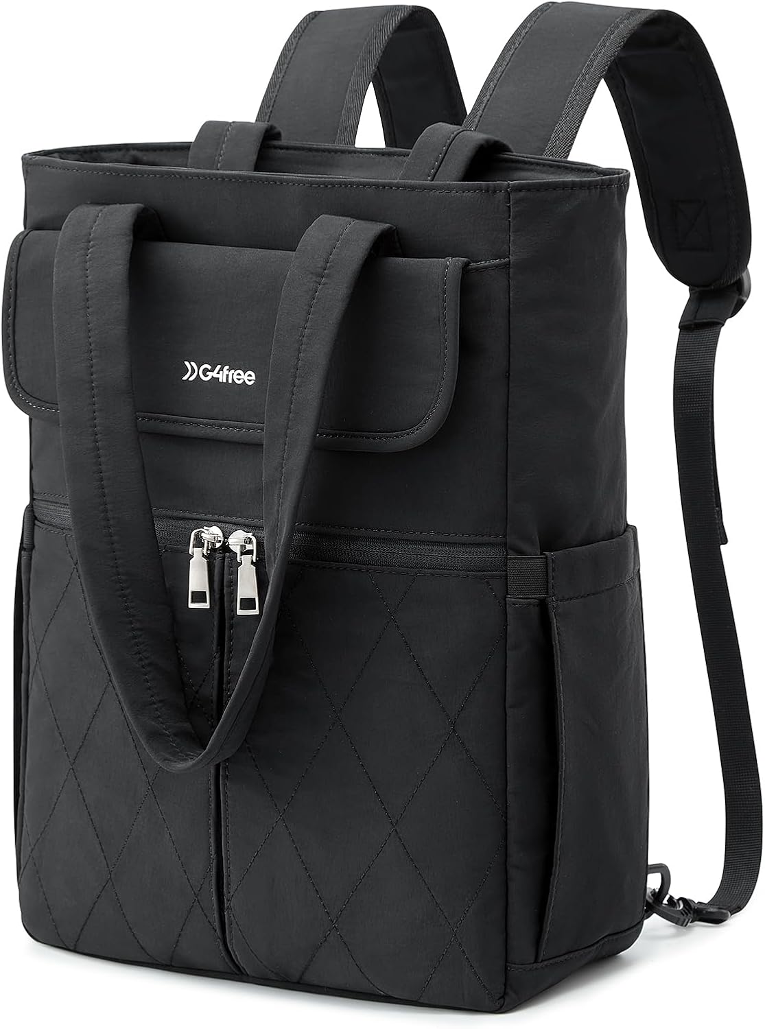 G4Free 2 in 1 Slim Tote Backpack for 15 in Laptop and More