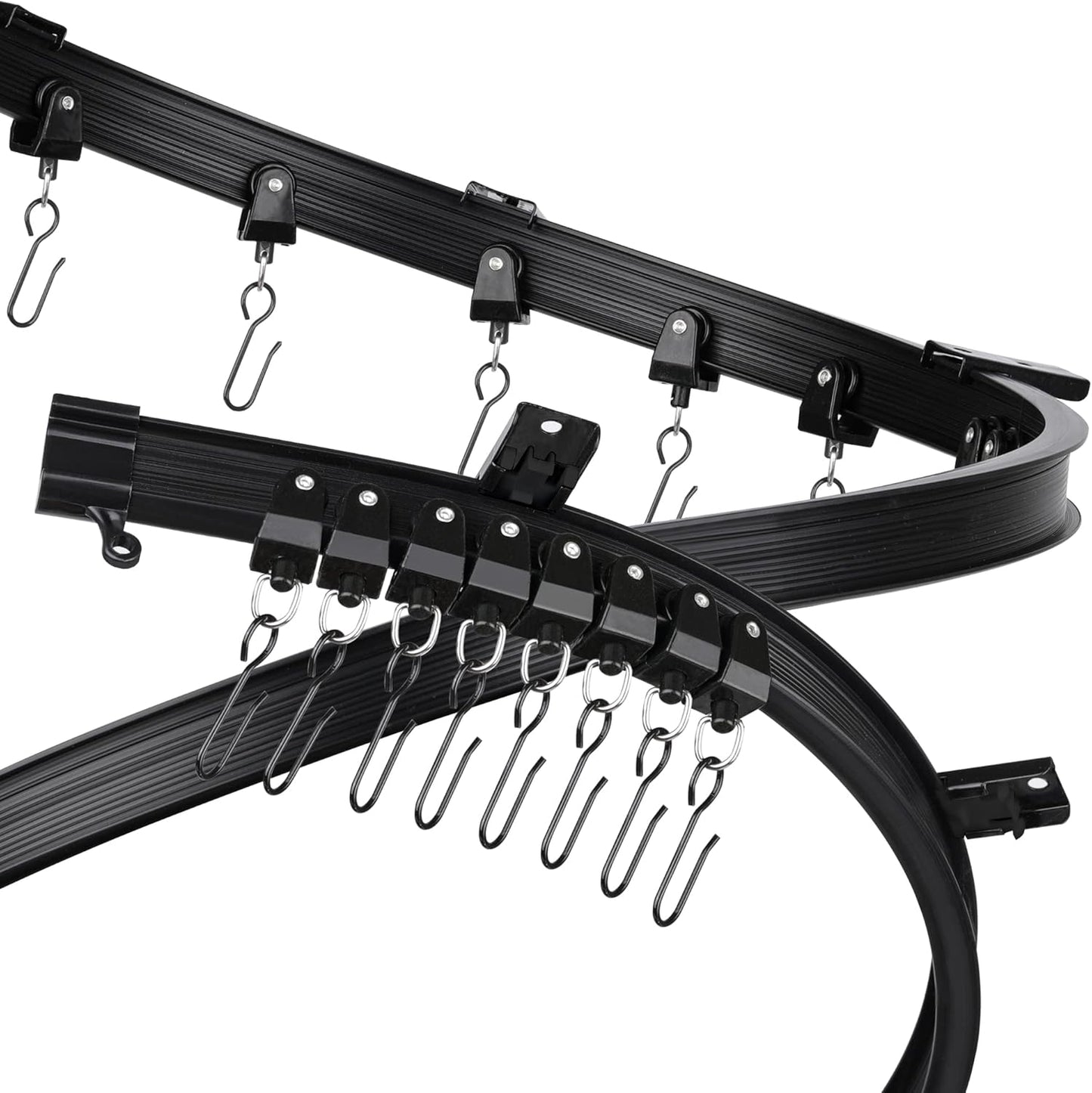 Fubeasi Flexible Ceiling Curtain Track - Easy Installation!