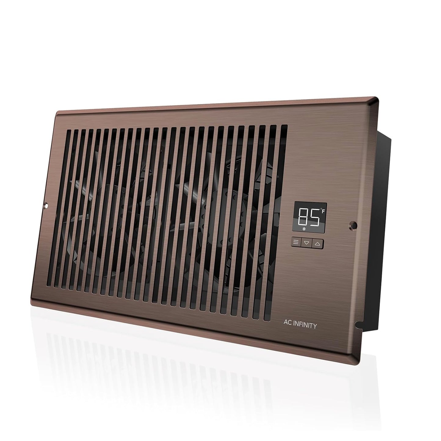 AC Infinity AIRTAP T6 Bronze Register Booster Fan for Ducts
