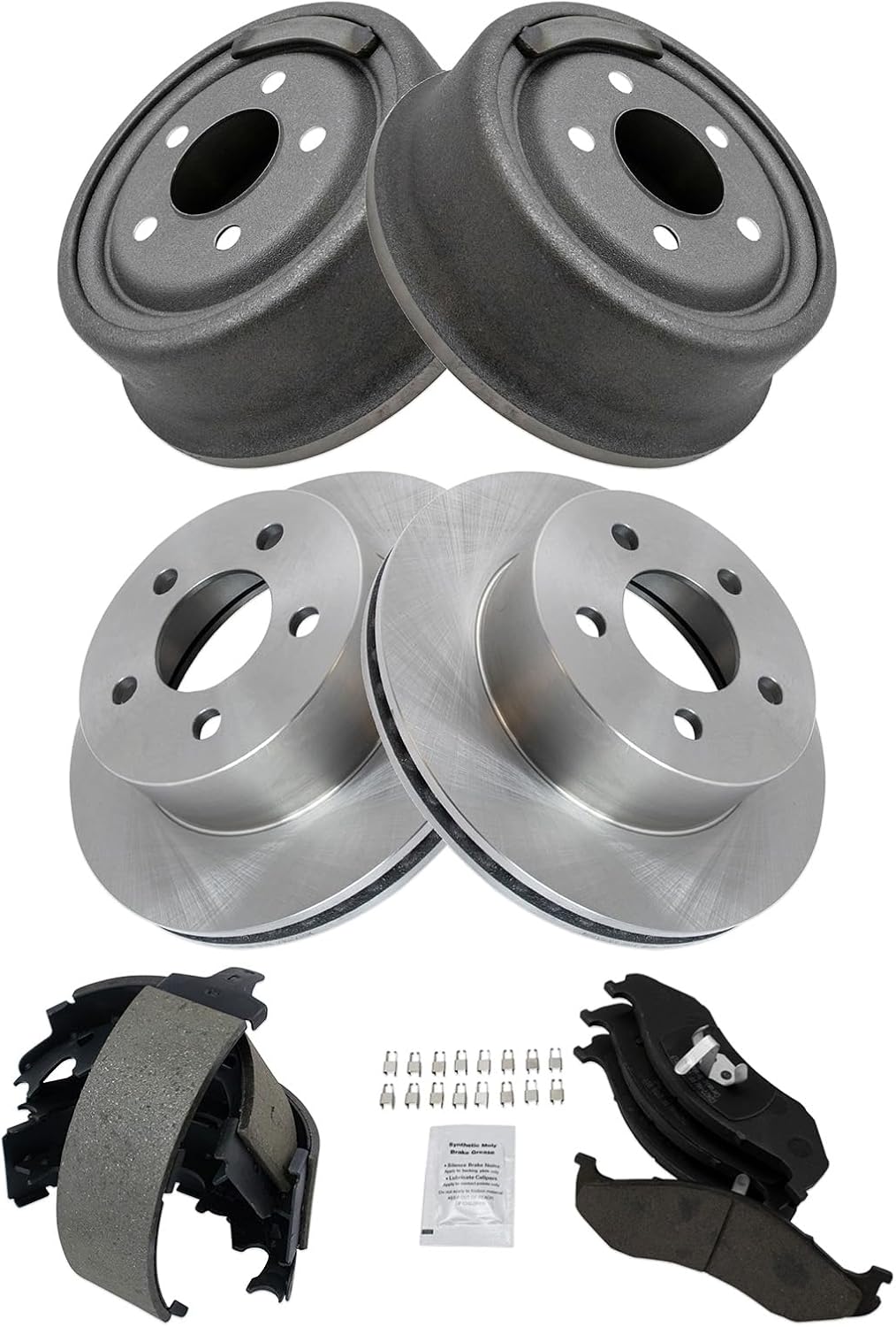 TRQ Brake Pad & Rotor Kit for 1999-2001 Jeep Cherokee & Wrangler