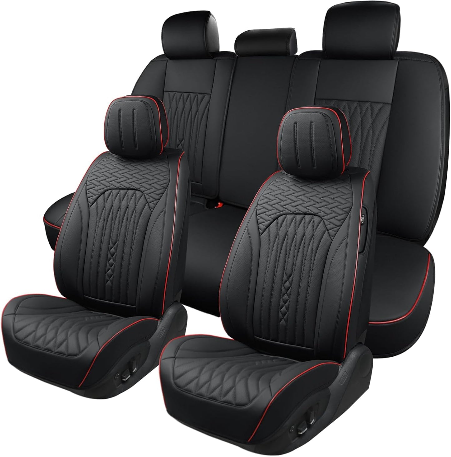 Car Seat Covers Full Set - Premium Leather Protection for Cars