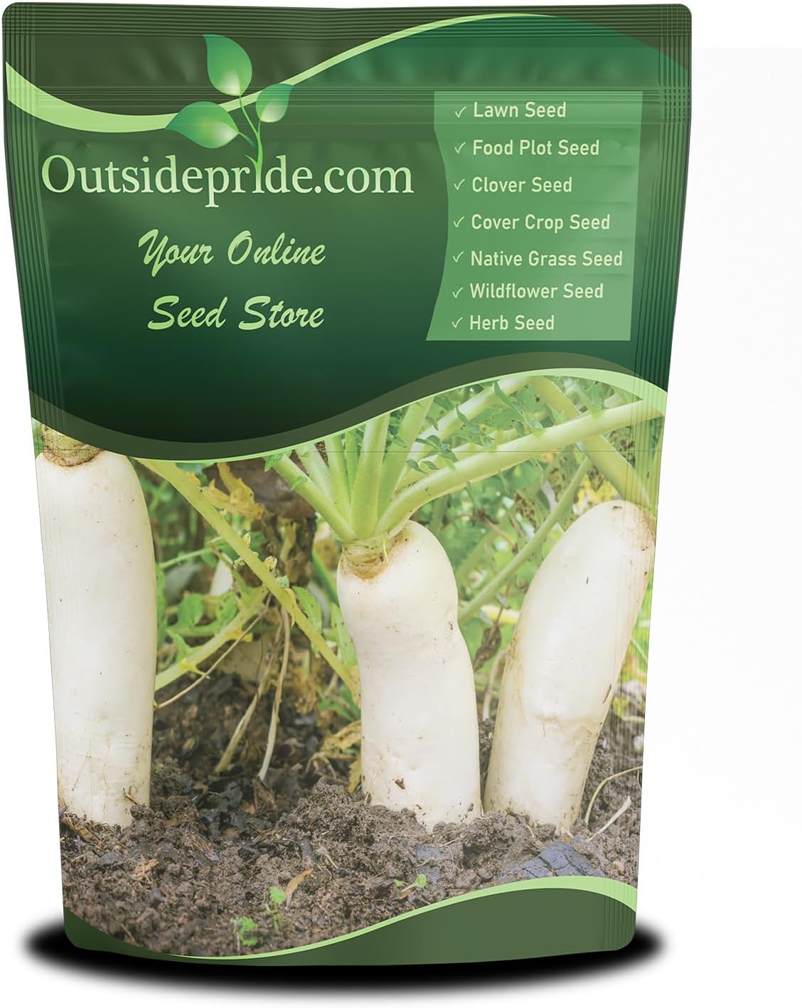 Daikon Radish Seeds for Soil Health and Erosion Control