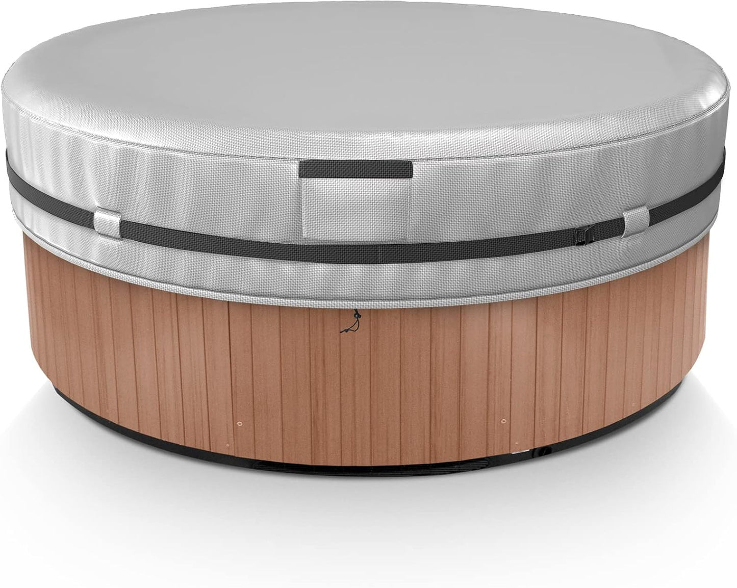AKEfit Round Hot Tub Cover - Waterproof & Windproof Protection