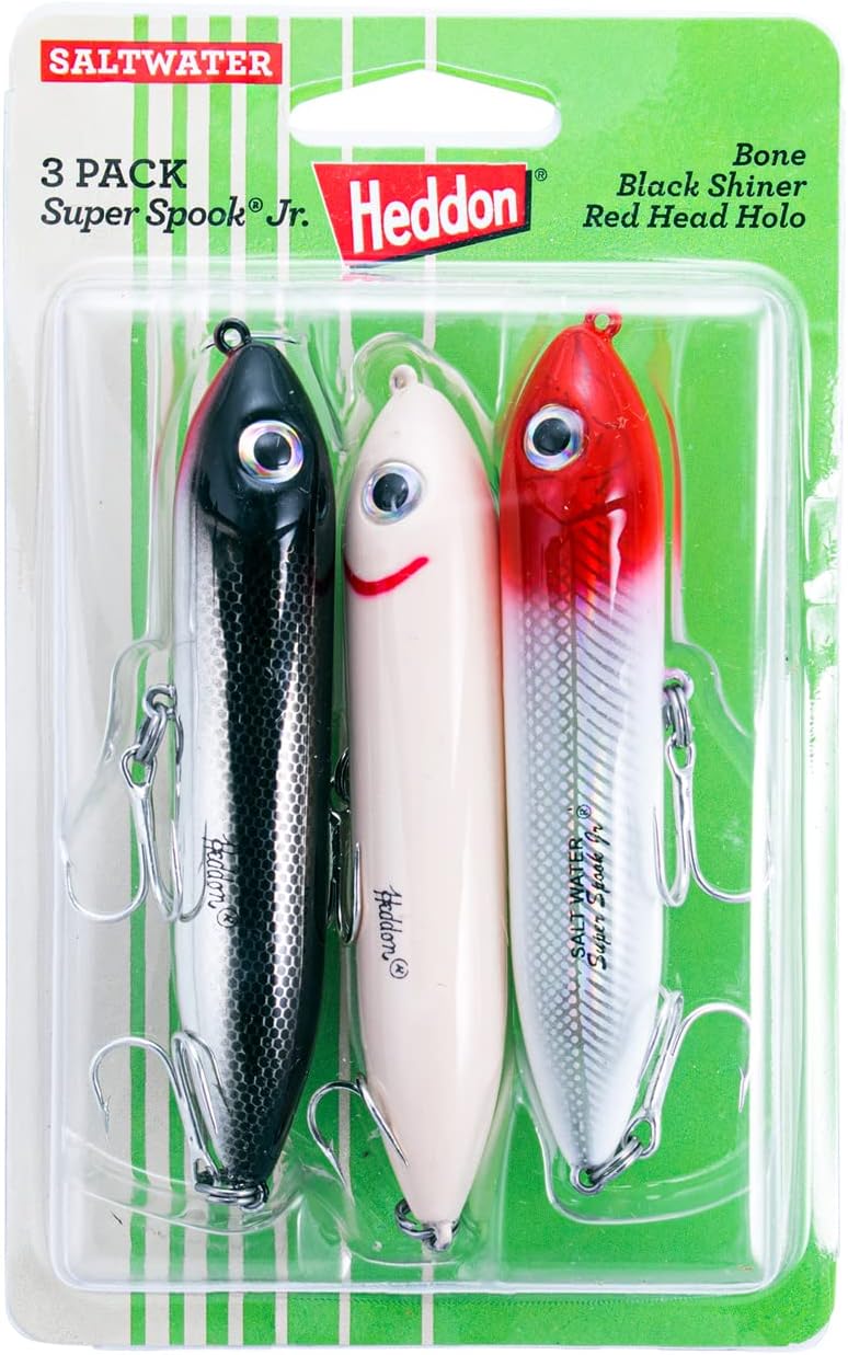 Heddon Saltwater Super Spook Jr - 3 Pack for Superior Fishing