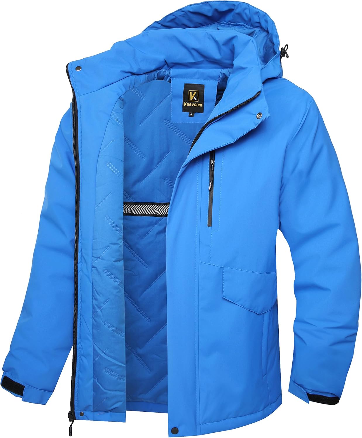 Keevoom Men's Hooded Winter Snow Coat