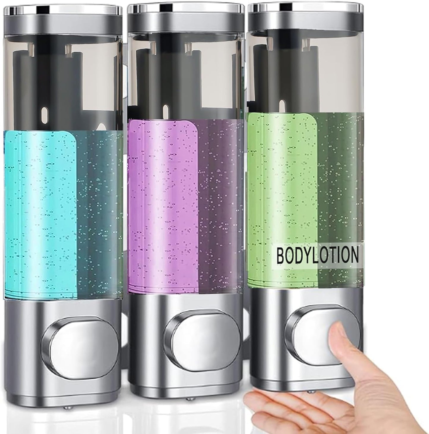3-in-1 Wall-Mounted Shower Dispenser by PETSTIBLE