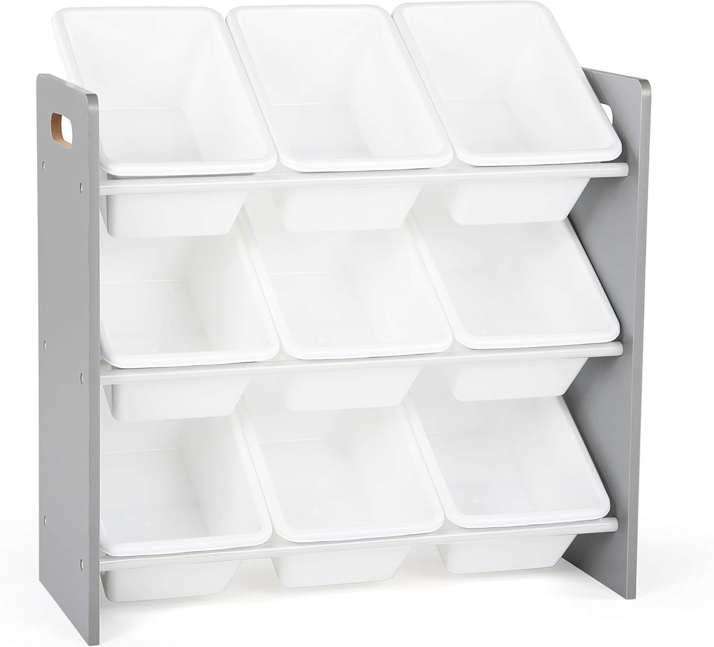 Humble Crew 9-Bin Toy Organizer for Kids' Playrooms and Nurseries