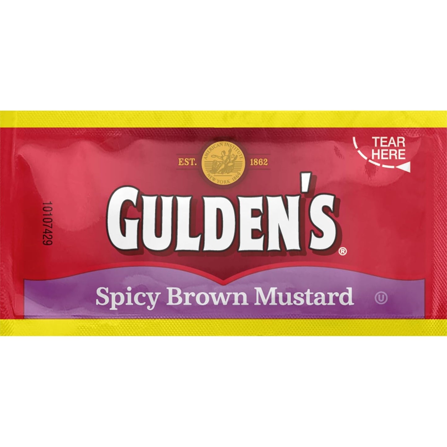 Gulden's Spicy Brown Mustard Packets for Food Service Needs