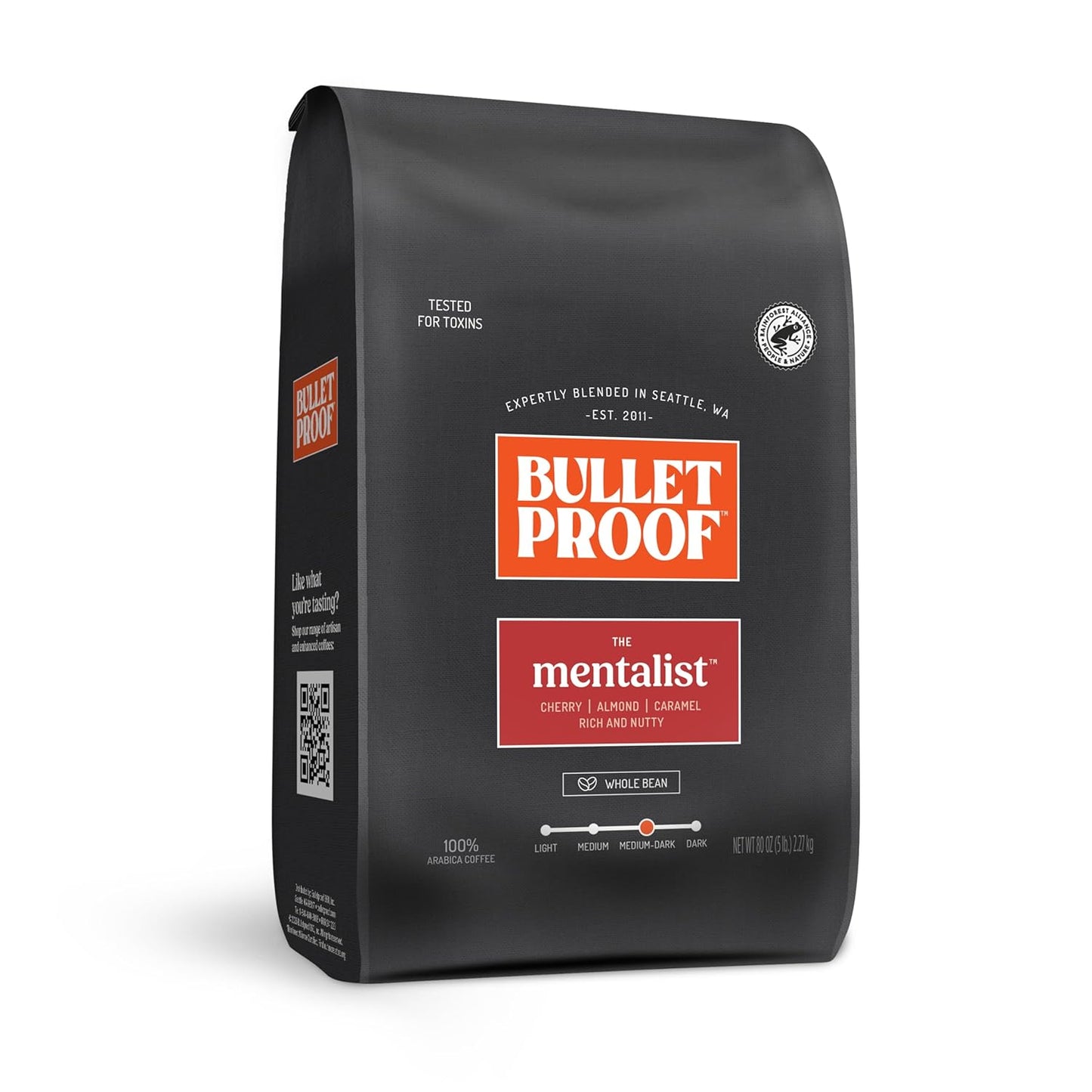 Bulletproof The Mentalist Medium-Dark Roast Coffee for Coffee Lovers