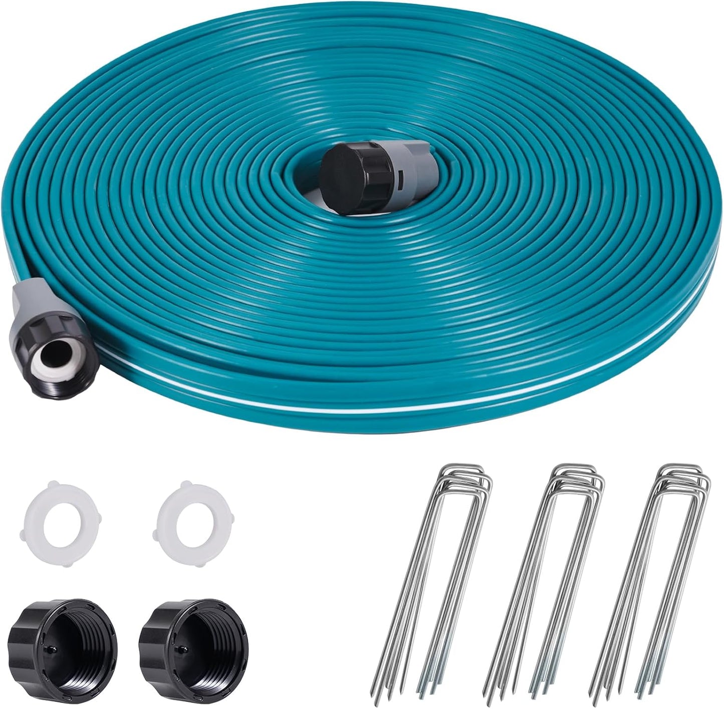 LINEX Sprinkler Soaker Hose 50 ft for Efficient Garden Watering