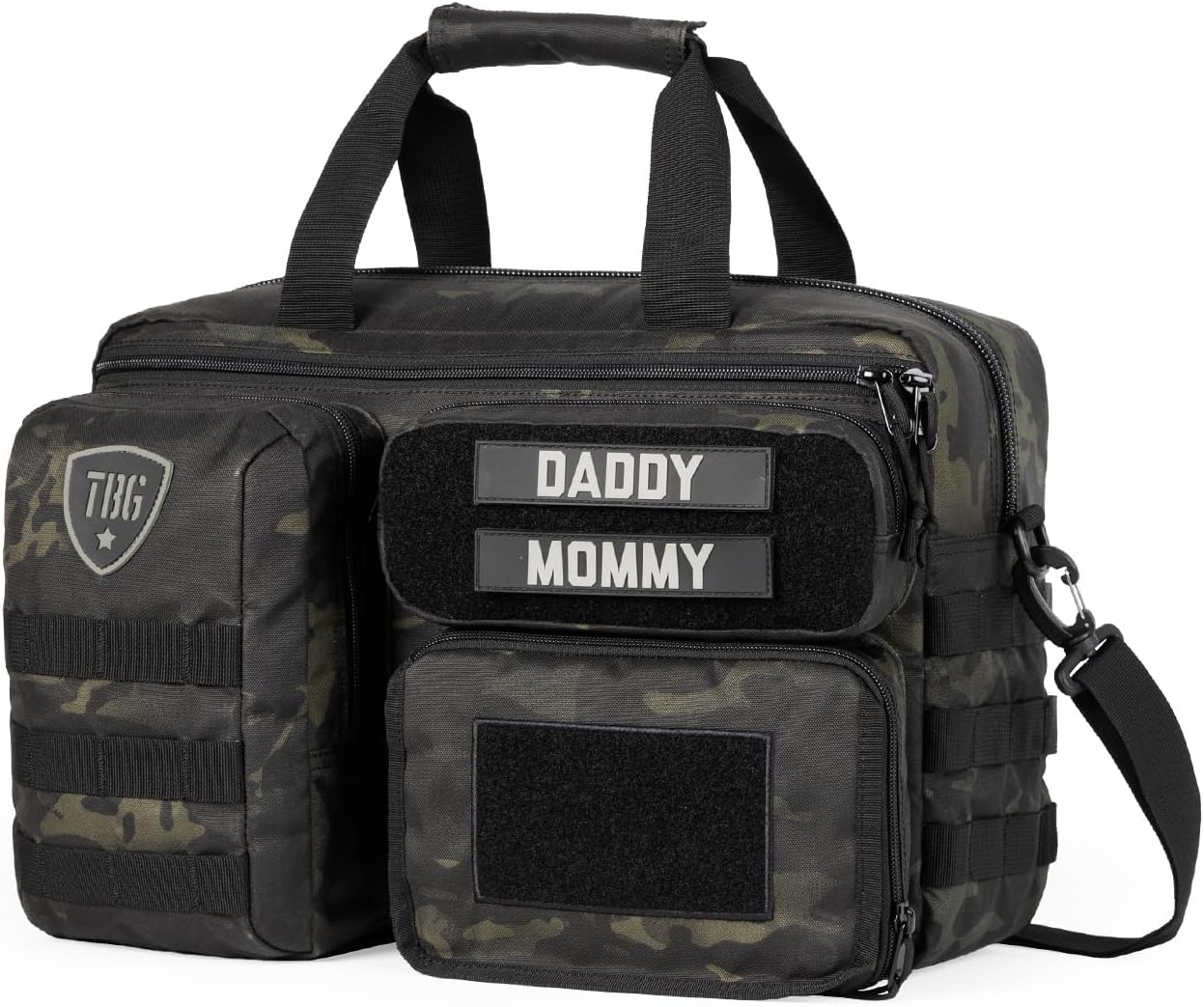 Tactical Diaper Bag for Dads with Changing Mat and Straps