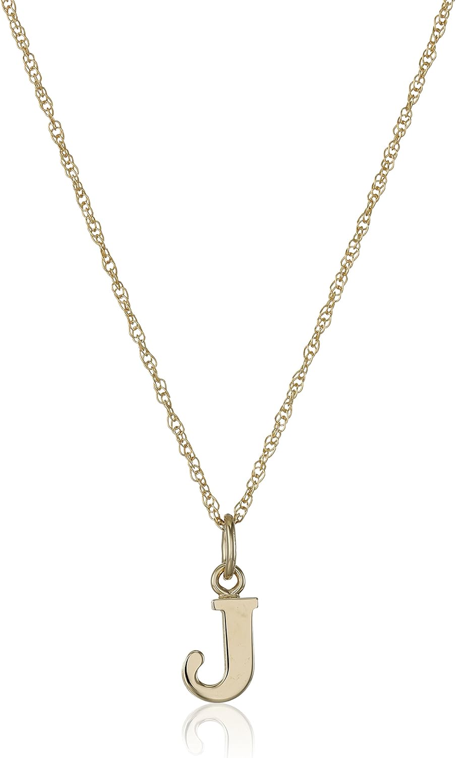 14k Gold-Filled Letter Charm Pendant Necklace for Personal Style