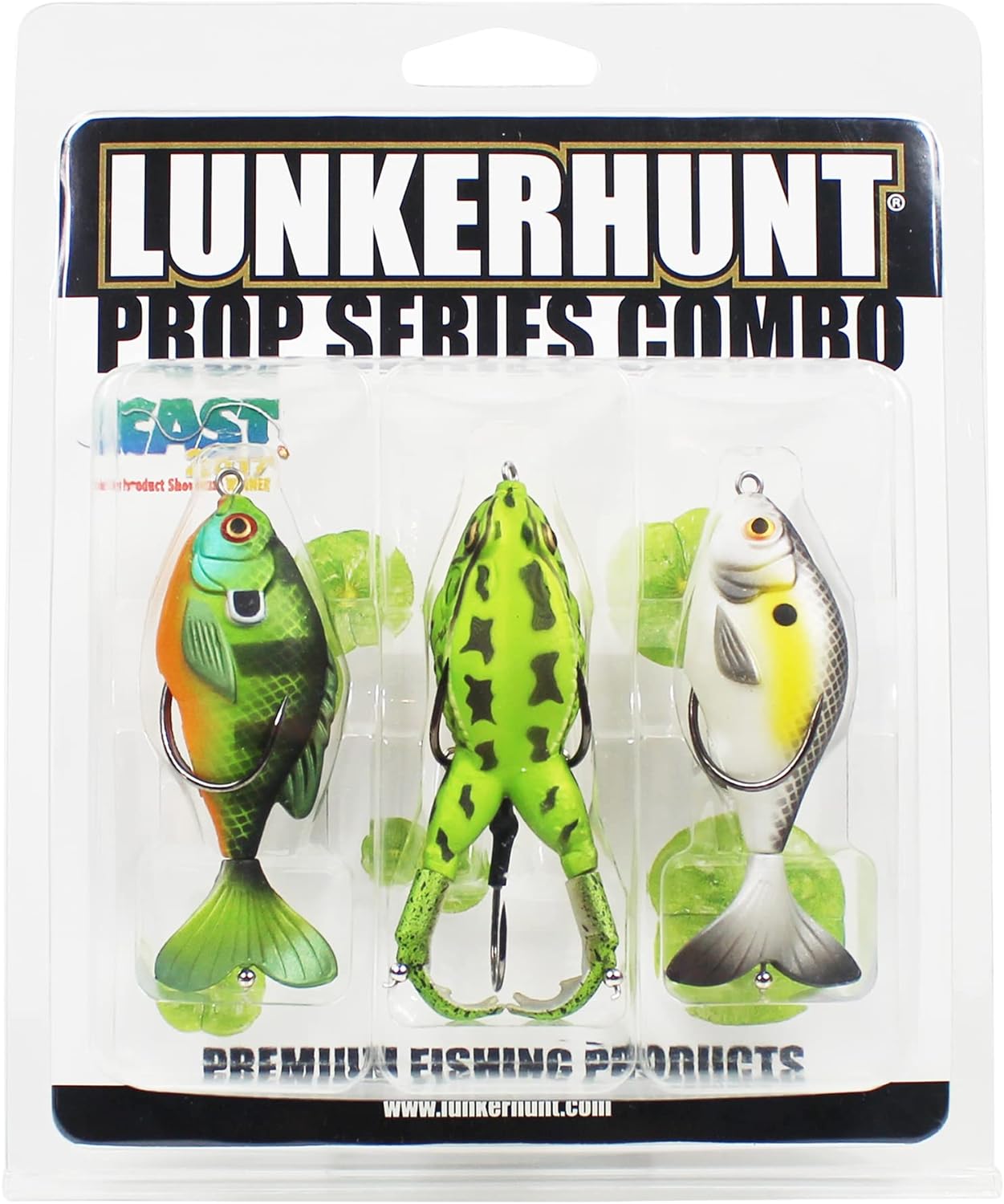 Topwater Bass Lures 3-Pack - Realistic & Weedless | Lunkerhunt
