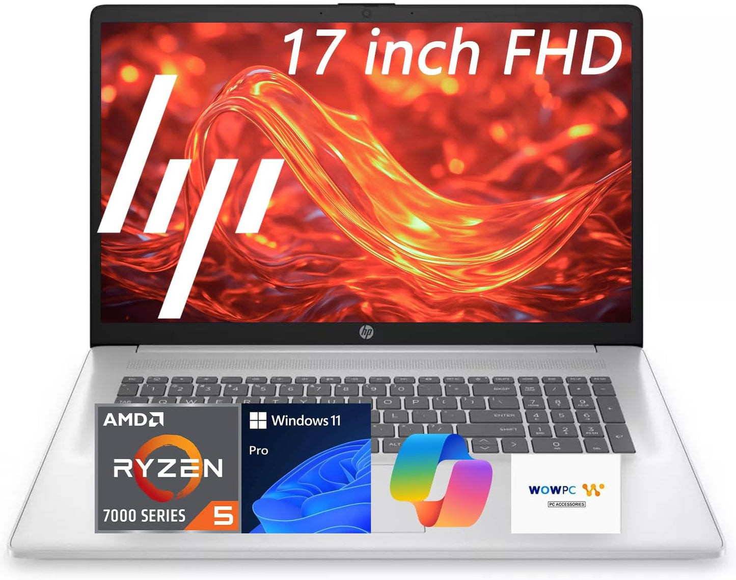 HP 17.3 Business Laptop with AMD Ryzen 5 for Ultimate Performance