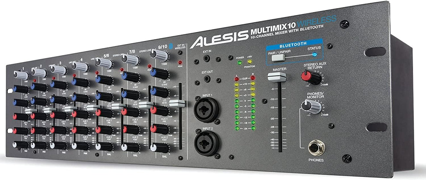 Alesis MultiMix 10 Wireless - Versatile 10-Channel Mixer