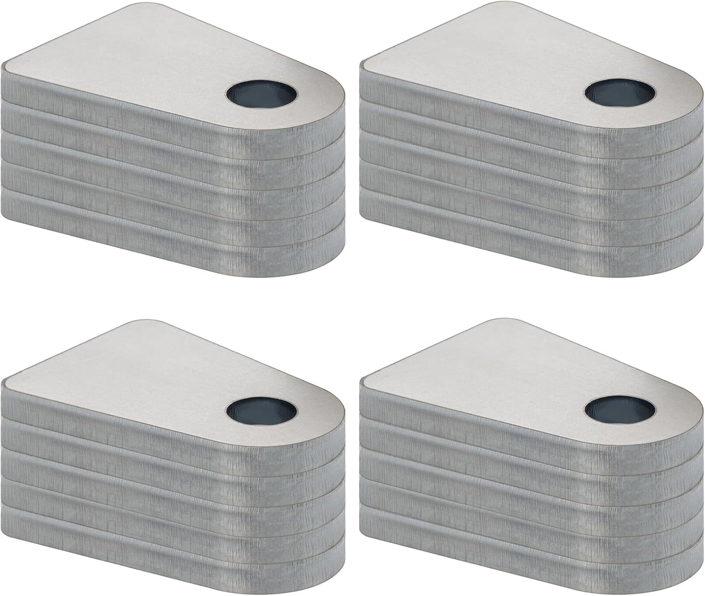 Weld on Tabs with 1/2 Hole for Shock Mounts - 20 Pcs Steel