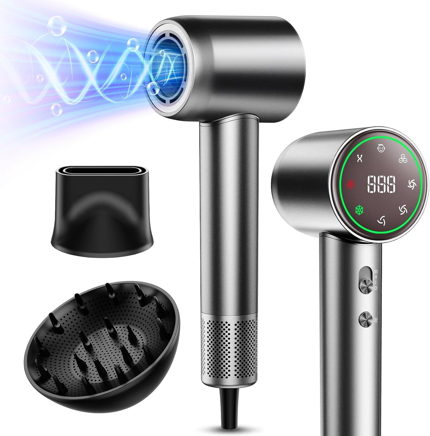 Guowo Professional Ionic Hair Dryer - Fast Drying Power!