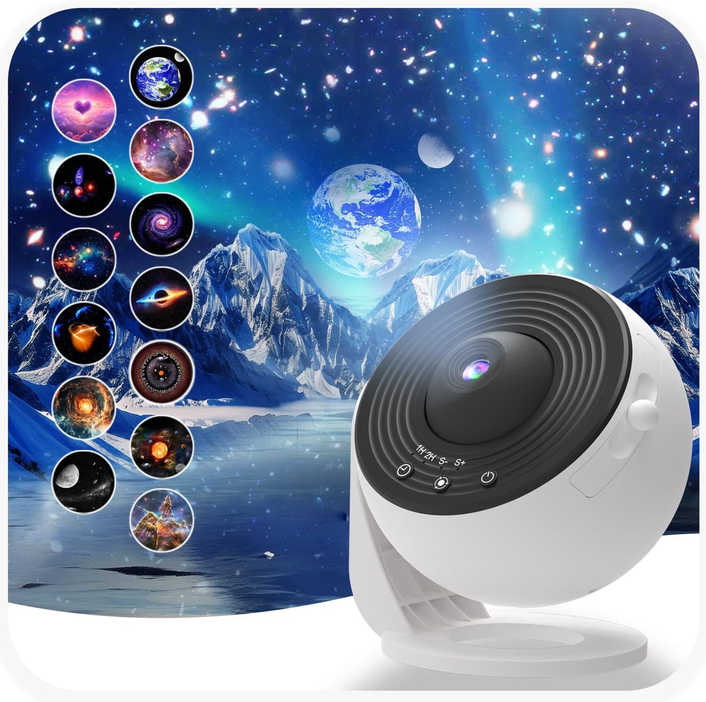 Syslux Galaxy Projector Ultra Clear Night Light