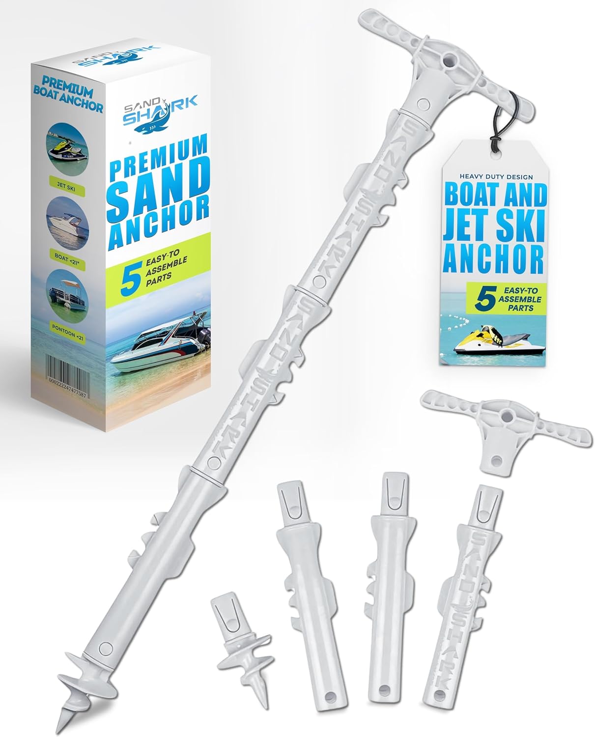 SandShark Sport Boat Anchor for Jet Ski and Kayak Use