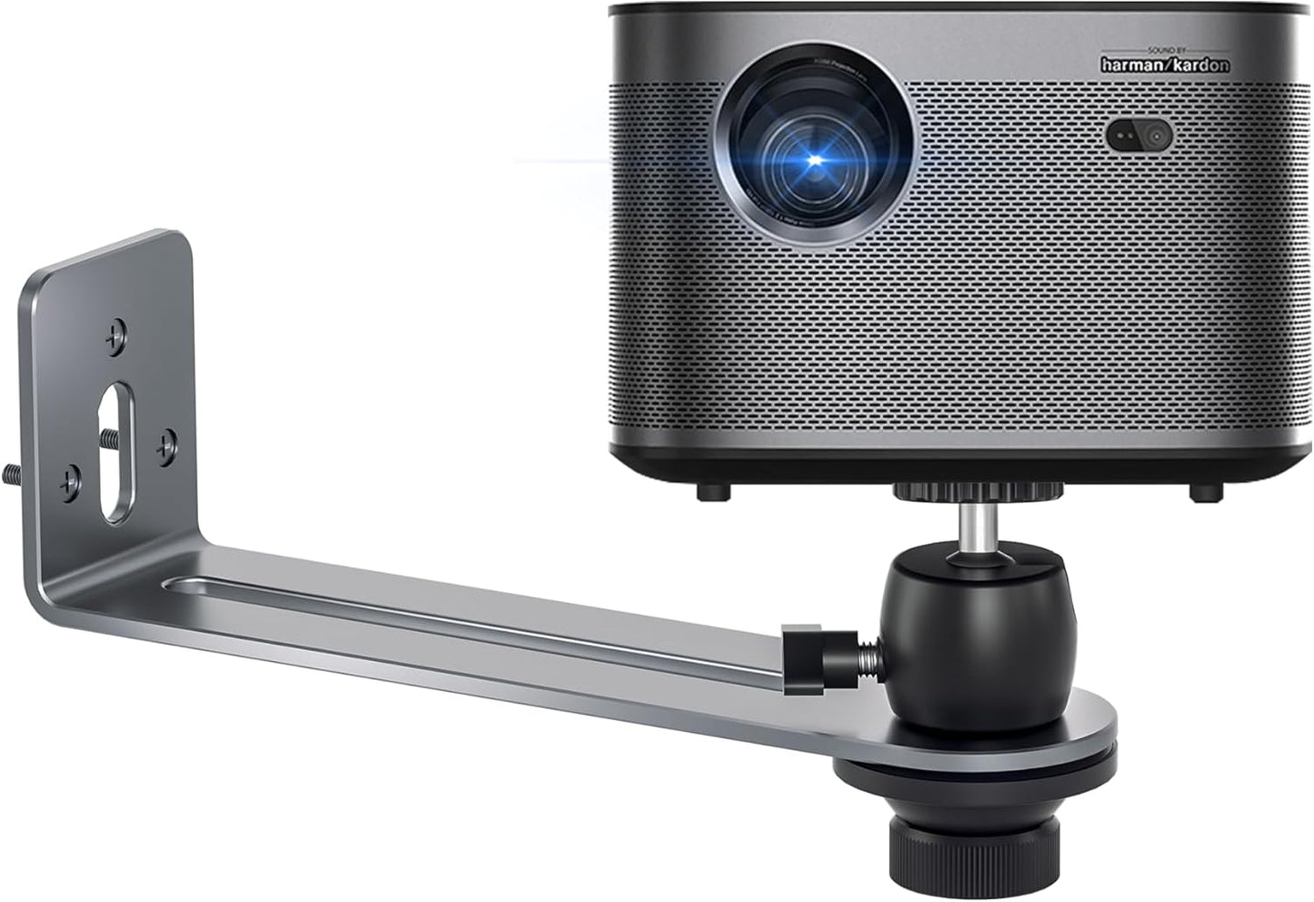 Adjustable Aluminum Projector Mount - Secure & Stylish
