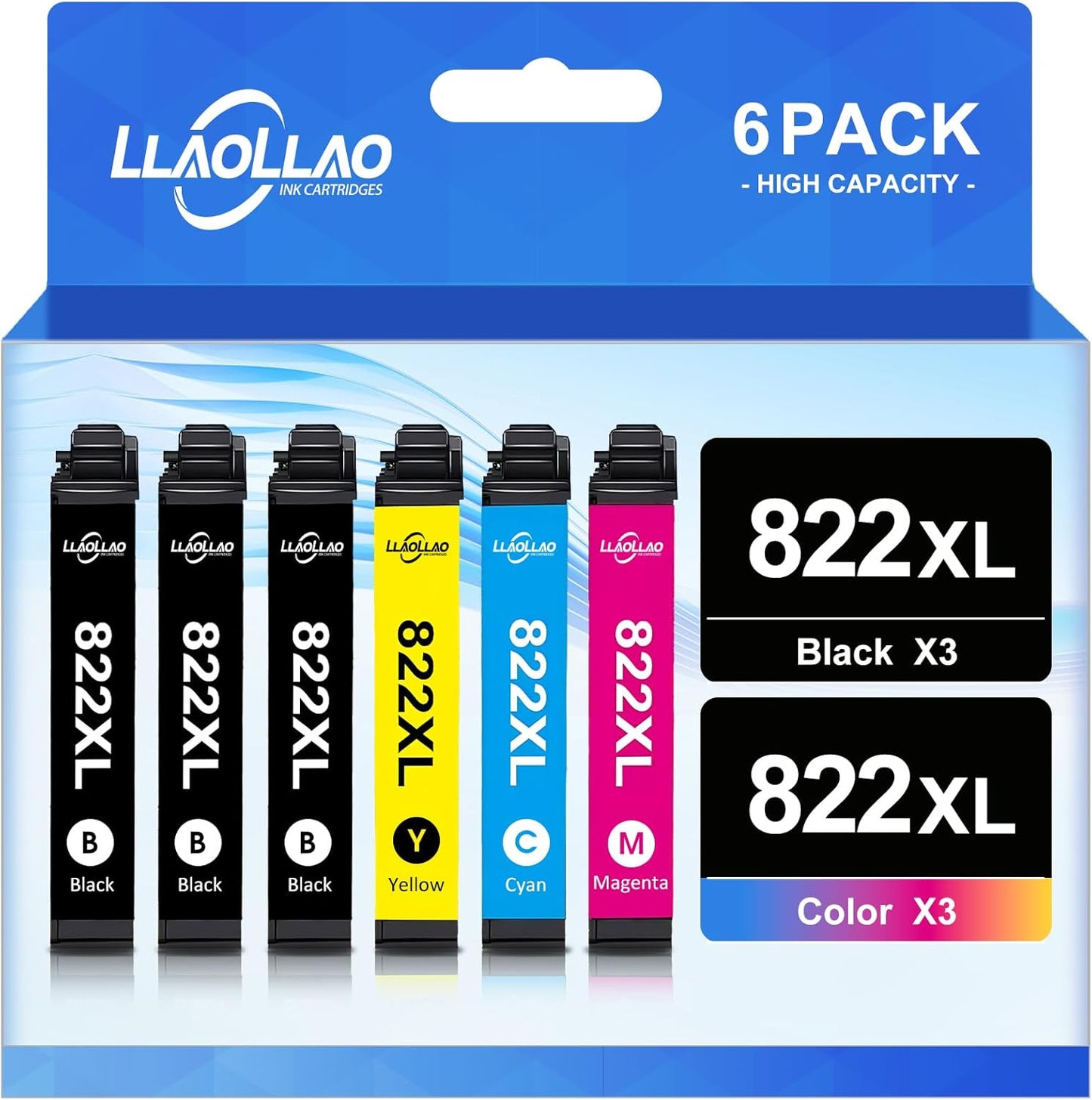 Epson 822XL Ink Combo Pack for Workforce Pro Printers