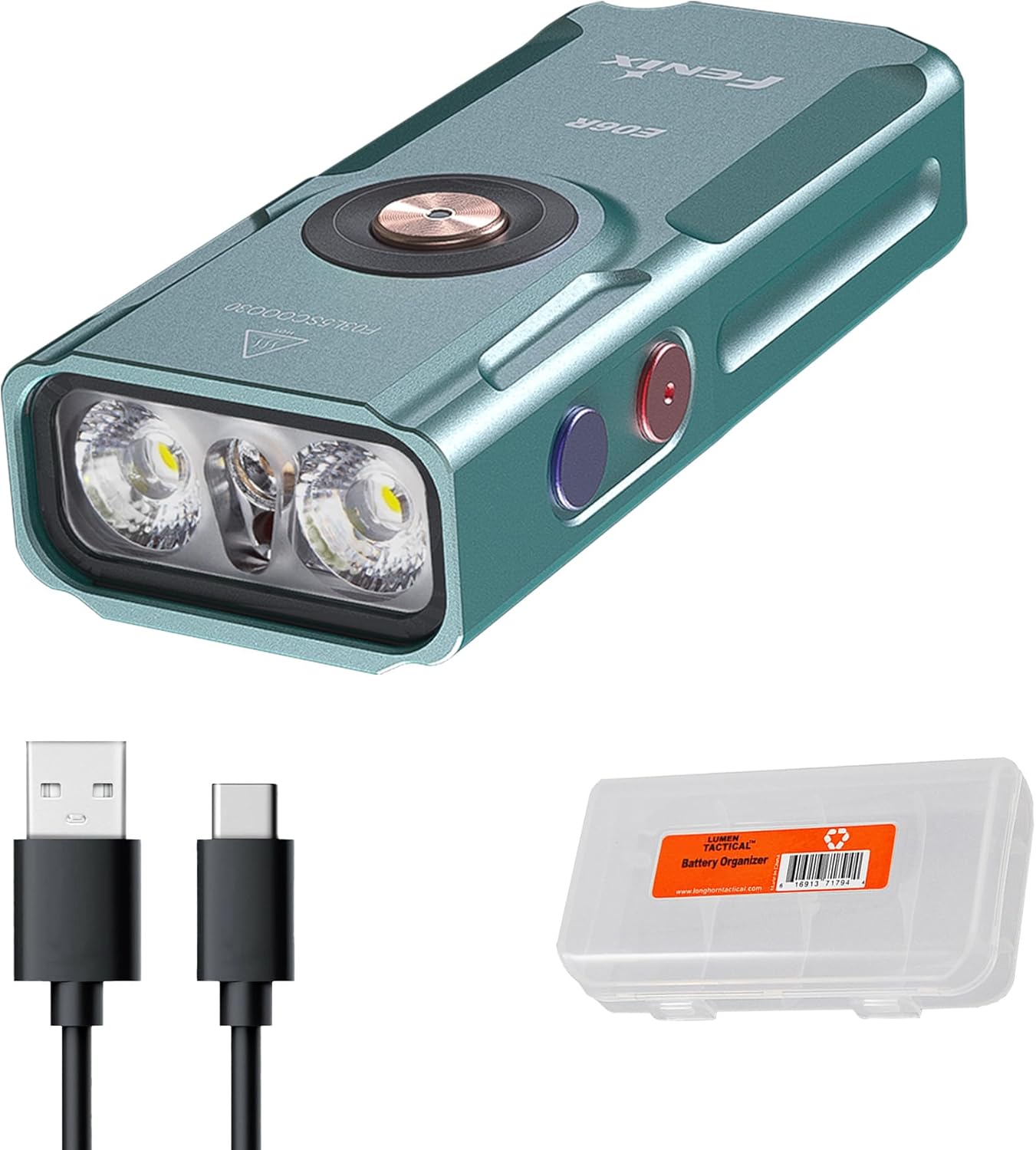 Fenix E06R Keychain Flashlight: 700 Lumen EDC Light with UV
