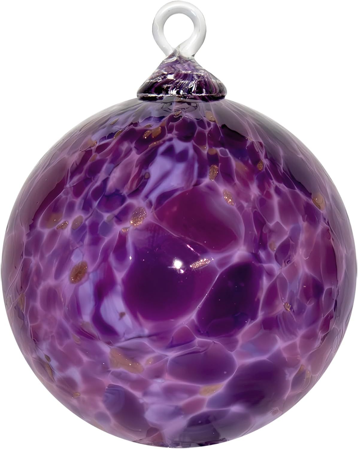 Handmade Blown Glass Ornament for Holiday Decor and Gifts