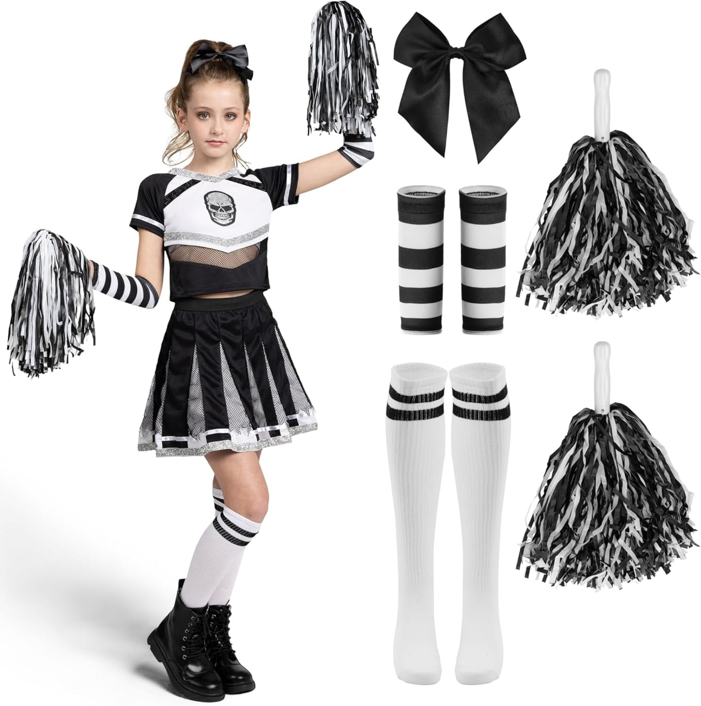 Spooktacular Creations Halloween Cheerleader Costume for Kids