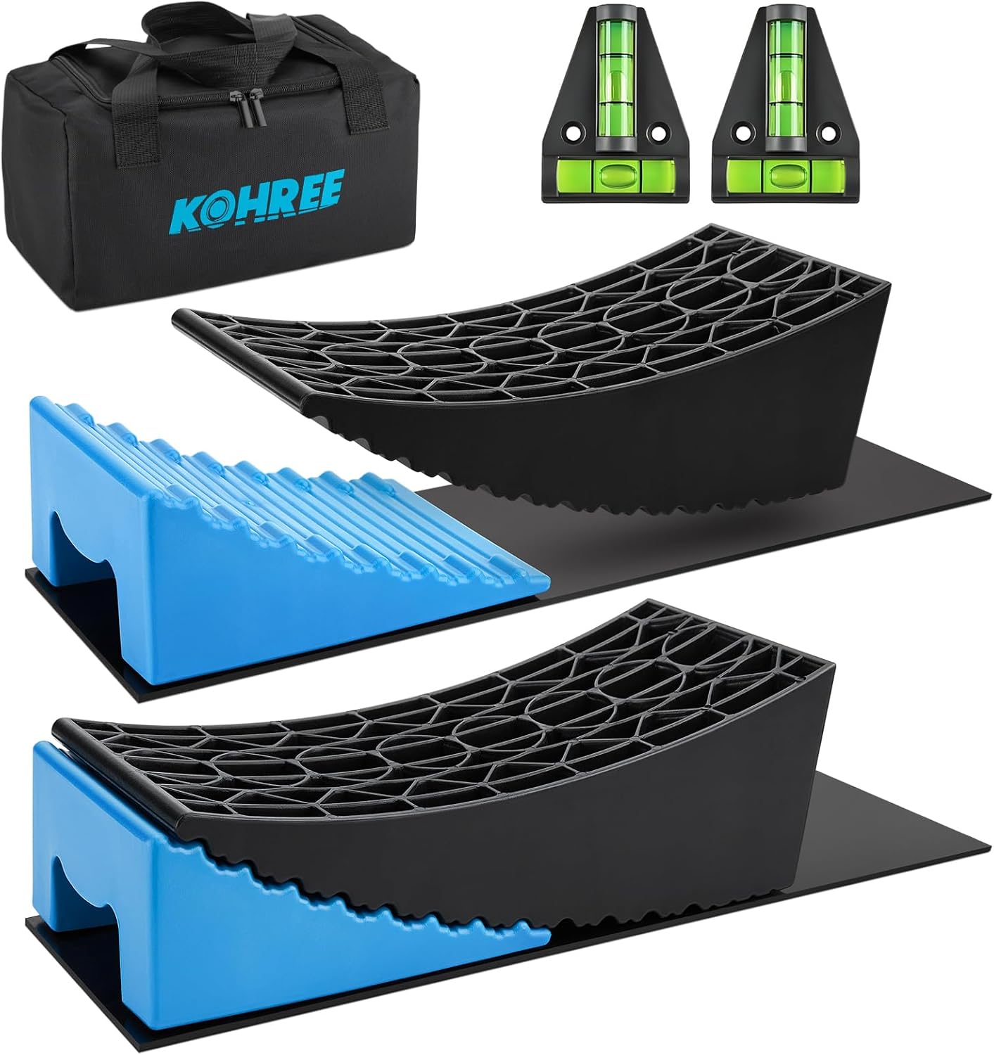 Kohree RV Leveling Blocks for Travel Trailers, 35,000 lbs Capacity