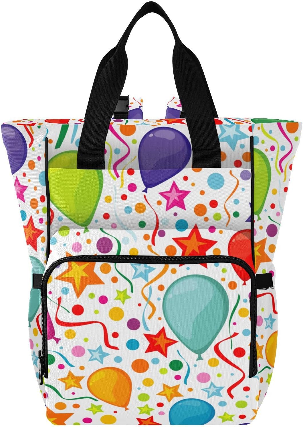 SPRIPORT Colorful Balloons Diaper Bag - Ultimate Baby Travel Companion