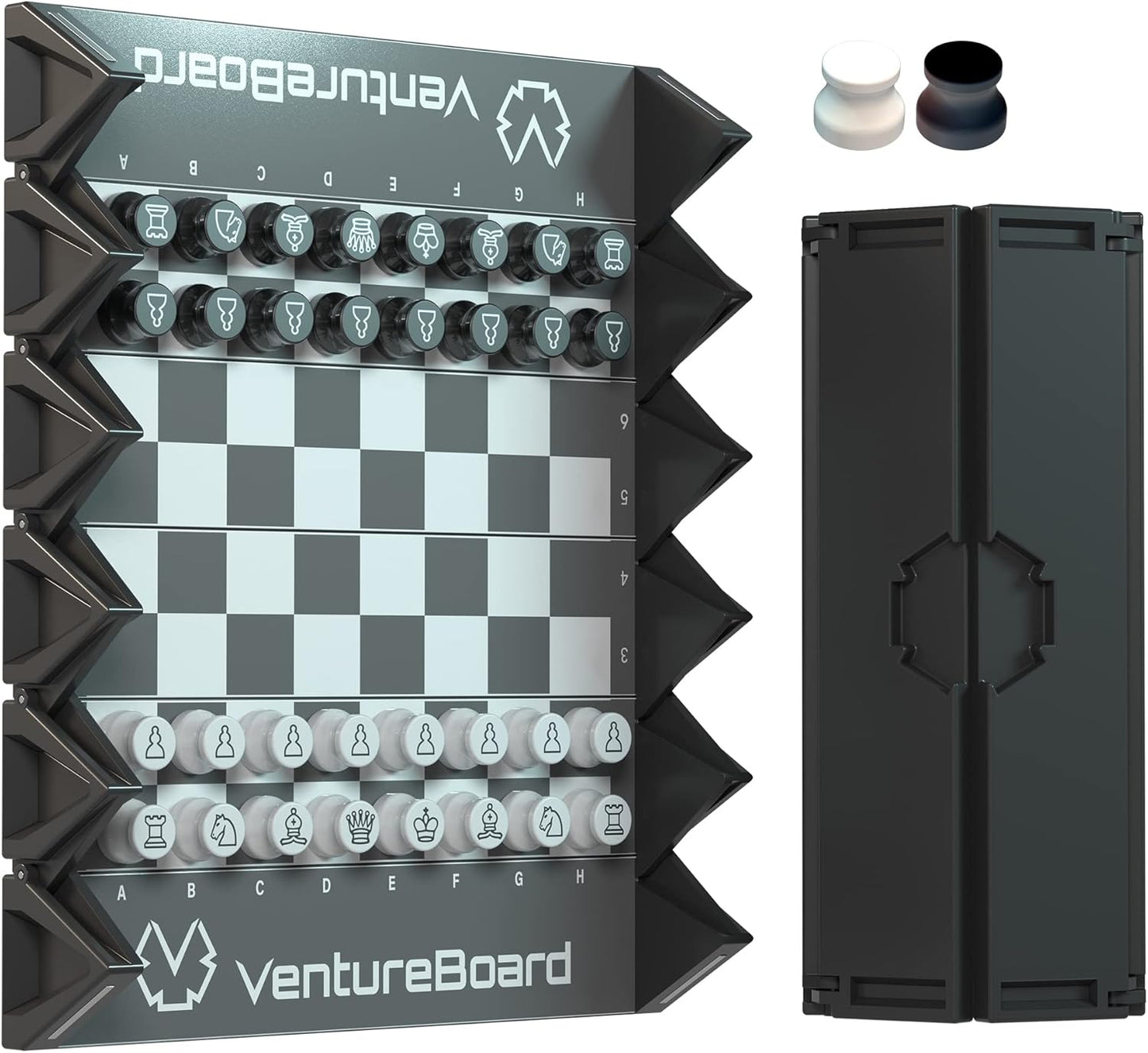 Unique 6 Inch Magnetic Chess Set for Travel and Adventure