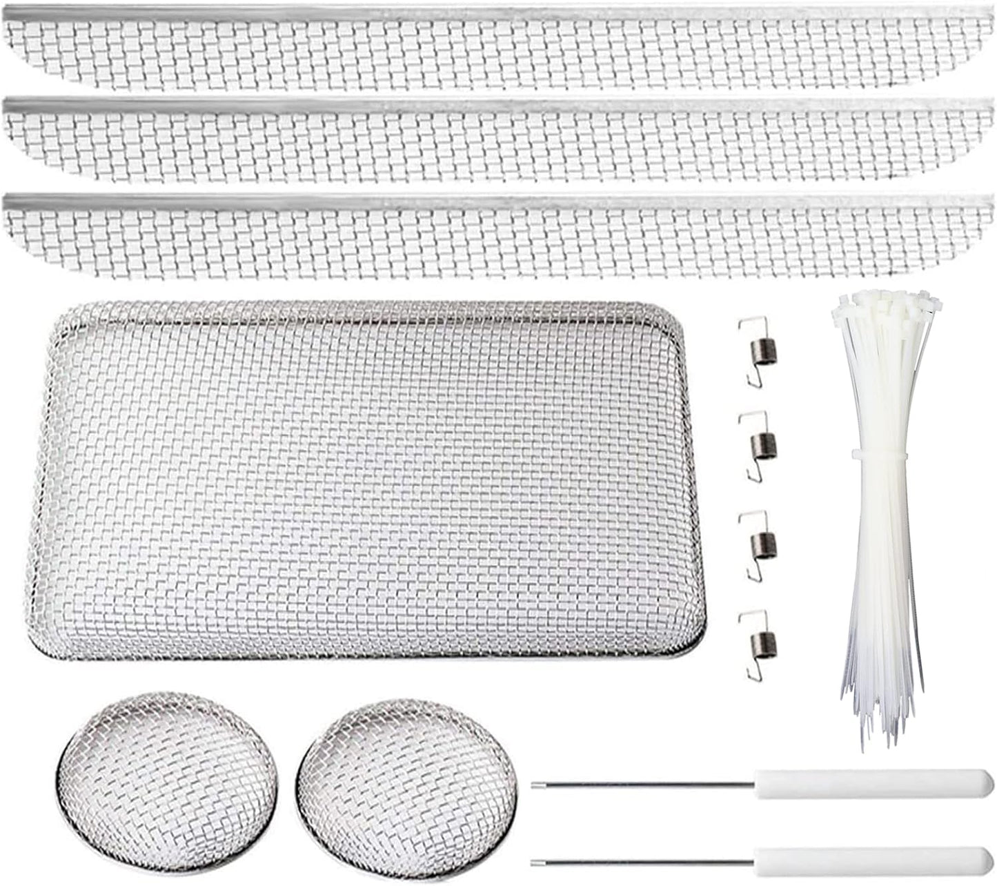 RV Flying Insect Bug Screen for Camper Vents - Protects Furnaces