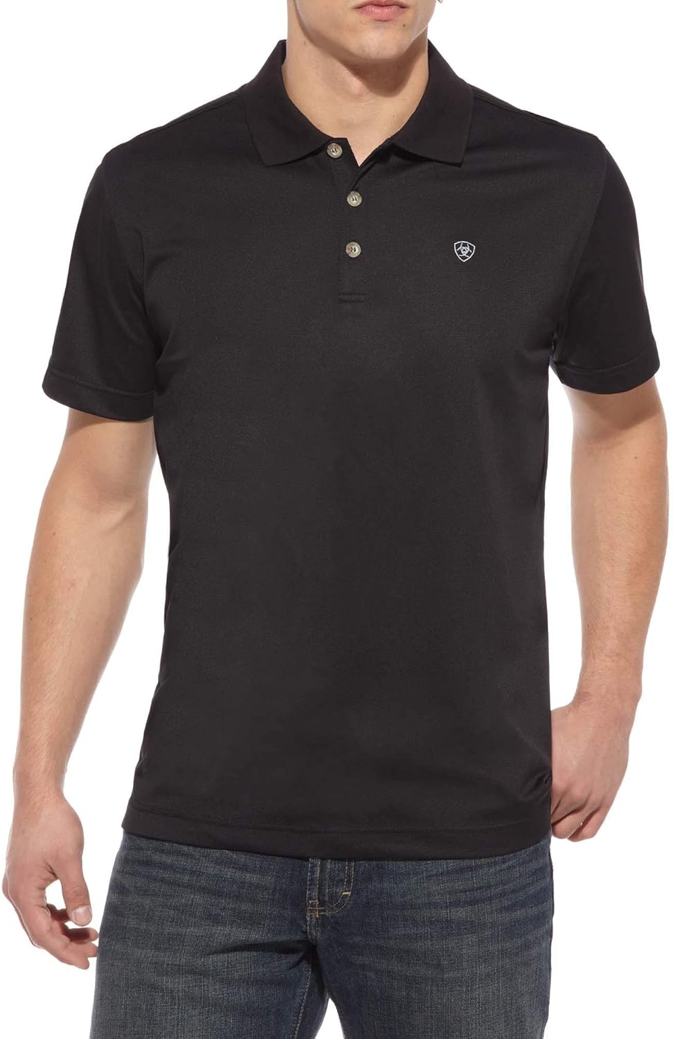Ariat Men's AC Mesh Vent Tek Polo for Ultimate Comfort