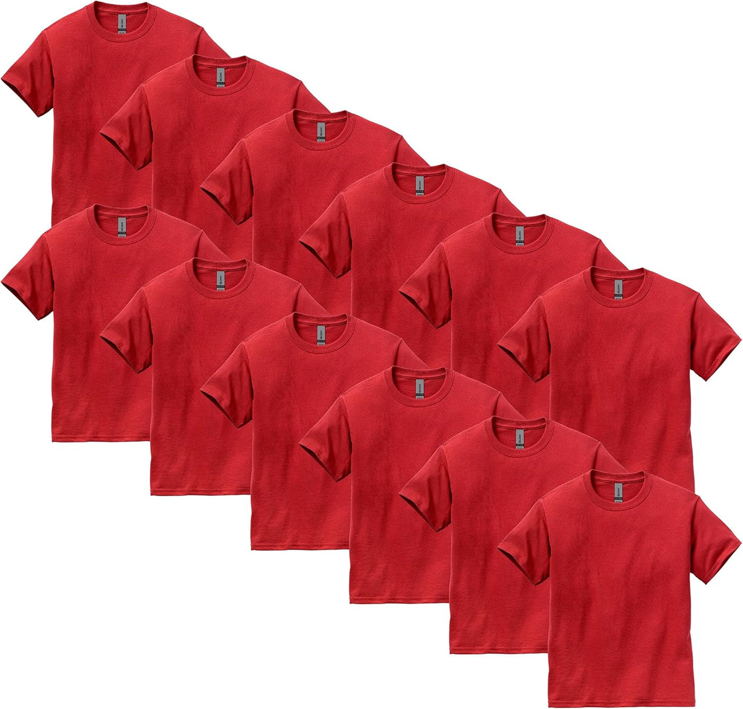 Gildan Youth Ultra Cotton T-Shirt Multipack for Everyday Wear