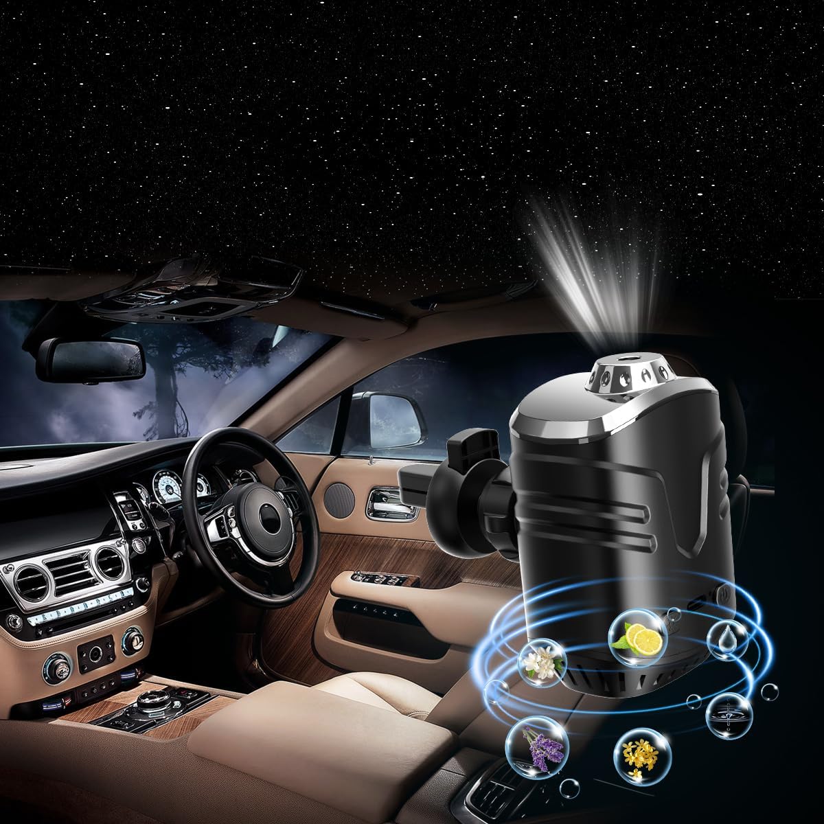 Starry Car Star Projector & Air Freshener